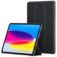 毕亚兹适用2025/22款iPad 11英寸A16芯片保护套 苹果平板电脑11/10保护壳智能休眠三折支架 PB382-