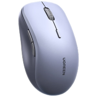 绿联 无线鼠标 蓝牙鼠标 适用苹果Mac华为Matebook笔记本电脑iPad平板鼠标 台式机轻音办公双模鼠标