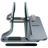 绿联笔记本立式支架散热底座 电脑支架收纳架便携铝合金架宽度可调节适配于苹果MacBook华为联想拯救者