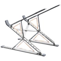 极川 笔记本电脑支架散热器铝合金便携折叠桌面立式升降悬空增高架Apple苹果Mac联想华为手提平板托架