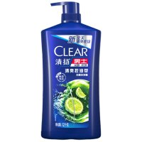 清扬男士去屑洗发水 清爽控油1.2kg 去屑蓬松修护洗头膏商品金榜