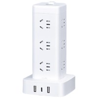 德力西(DELIXI)PDU机柜桌面电竞插座/插线板/插排/排插/接线板/拖线板 8位总控开关全长1.8米