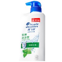 海飞丝去屑洗发水男士女士怡神冰凉430g洗头膏洗发露洗发液薄荷控油