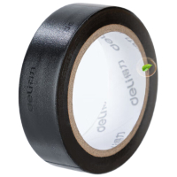 得力(deli) 电气胶布PVC电工绝缘胶带 防水阻燃 18mm*9m*0.13mm 黑色9米10卷装 JF410-BK