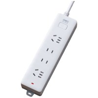 得力(deli)3C认证国标安全插座/插排/插线板/接线板/拖线板 总控开关 儿童保护门 4位3米 18251-03