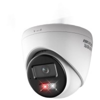 HIKVISION海康威视监控摄像头400万2K高清全彩夜视poe供电AI人形检测语音对讲半球K34HV2-LT 4MM