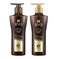 吕(Ryo)黑金吕洗护套装 洗400ml+护400ml 滋养韧发[黑吕升级款]
