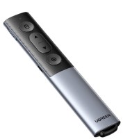 绿联激光PPT翻页笔教师用 数字物理双激光支持蓝牙连接 适用LED液晶屏希沃白板投影放大空中飞鼠