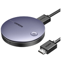 绿联手机无线投屏4K60Hz高清视频同屏器HDMI传输接收器适用苹果华为手机电脑接电视显示器投影仪15216