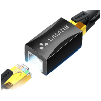 山泽网线对接头转接头 千兆网络延长连接器转换器 RJ45网口直通头水晶头模块适用5/6/7类网线单个101BK