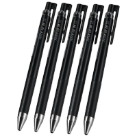 百乐(PILOT)JUICE UP果汁笔按动黑色中性笔0.4签字笔水笔学生考试st刷题高颜值文具套装 5支