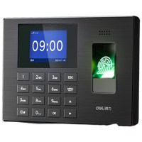 得力考勤机 指纹打卡机 免软件免网络 三步简单设置 自动生成报表 U盘导报表 1200枚指纹考勤机3960S