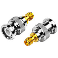 博扬 高频射频同轴转接器50欧 SMA母转BNC公转换器 SMA母/BNC公转接头 1个装 BY-SMA/BNC-KJ