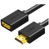 绿联 HDMI延长线公对母 4K数字高清线 3D视频线 笔记本电脑电视显示器投影仪数据连接线 3米80646