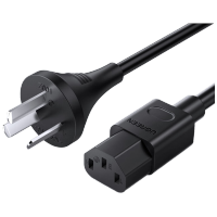 绿联Ugreen高速USB数据线Type-C to C 1.5米夜光设计快速传输线充电线耐用尼龙编织绿联国标三孔品字尾 三芯电源线 适用电脑台式主机显示器电炒锅电饭煲电子秤打印机连