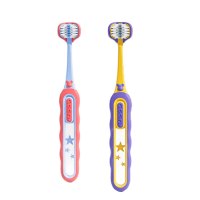 DR.BAEK三倍效率儿童牙刷三面软毛3-6-12岁宝宝u型牙刷(颜色随机)