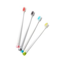 极简生活[采销主推]经典48孔宽头男女士牙刷软毛防敏感呵护牙龈 成人4支