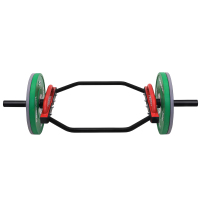 PROIRON普力艾 六角杠铃杆大环形奥杆耸肩杆健身房家用专业负重六边框/