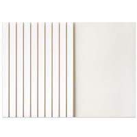 得力(deli)3867 热熔封套 热熔装订机专用装订封皮 A4/6mm(10个装)