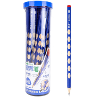 晨光(M&G)文具铅笔HB洞洞铅笔30支 小学生练字铅笔 儿童正姿矫姿 三角木杆沾顶易抓握 AWP30718