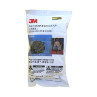 3M 6006CN多用气体滤毒盒 2个/包 防护有机蒸气 1包装