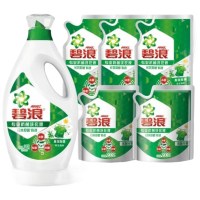 碧浪除菌洗衣液草本清新7.8斤装(2kg瓶+500g*3袋+200g*2袋) 杀菌除螨