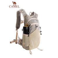 骆驼(CAMEL)轻便男女大学生越野跑骑行户外登山双肩背包 1152253010 卡其色