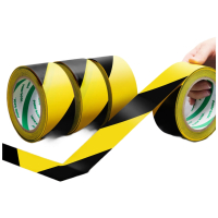 北极熊(Polar bear)加厚PVC黄黑安全警示胶带防水地标线5S定位警戒胶带48mm*33m1卷PVC-048YB