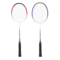 京造 利刃500羽毛球拍对拍套装 防断线超轻铝拍送6尼龙球