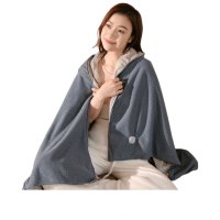 飞利浦(PHILIPS)暖身毯小云肩披毯USB充电长续航多档加发热披肩午睡毯 AHR2142NTD