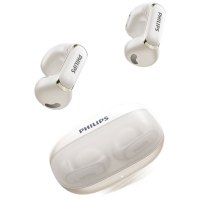 飞利浦(PHILIPS)蓝牙耳机耳夹式骨传导耳机无线开放式挂耳式TAT4459-白 单位:个