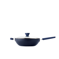 炊大皇 炒锅 SL34CG 34cm (深蓝)