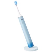 拜尔X3/X304 电动牙刷 成人声波震动充电式软毛自动牙刷 送男女友 情侣套装 海洋蓝礼盒