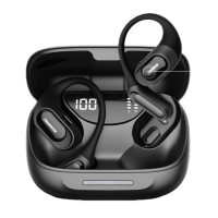 纽曼骨传导概念蓝牙耳机无线挂耳式不入耳耳机Q10 黑色