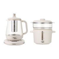 乐扣/小家电多功能养生壶套装白色800W