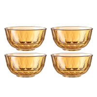 乐扣乐扣晶珀系列琥珀色餐具4件套