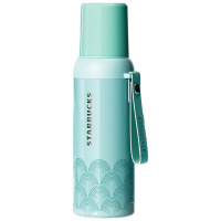 星巴克 青雾梦影款旋盖茶滤保温杯600ml