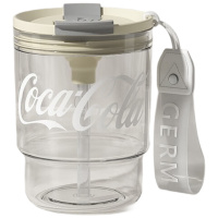 可口可乐联名款竹简水杯(浅云白)