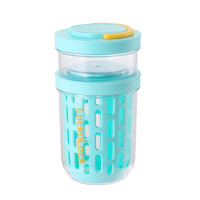 乐扣/家用品多功能沥水沙拉杯蓝色2件套