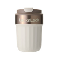 乐扣乐扣(LOCK&LOCK) 家用品潮酷咖啡杯白金350ml