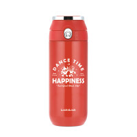 乐扣/家用品弹跳盖保温杯红色460ml