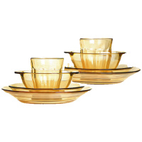 康宁Pyrex餐具Shiny晶耀系列玻璃餐具8a件组PX-SY8A/HP