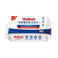 威立世(wallesh) 洋甘菊卫生湿厕纸 40抽