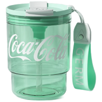 可口可乐联名款竹简水杯(仙雾绿)