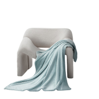 水星家纺DH小方格毛巾毯100×140cm126201