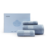 水星家纺DH纤凝A类全棉毛浴巾礼盒-X03130576