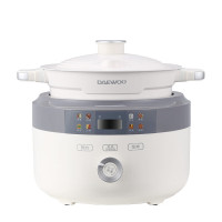 大宇(DAEWOO)家用多功能料理锅DYLL-12N06 焖炖煮饭电火锅涮烤多功能锅