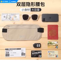 防盗包贴身腰包出国用品旅行运动欧洲男隐形薄款女护照包防偷1085