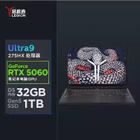 联想(Lenovo)拯救者Y9000P 2025 AI元启电竞游戏本笔记本电脑(Ultra 9 275HX 32G 1T RTX5060 2.5K240Hz)黑色
