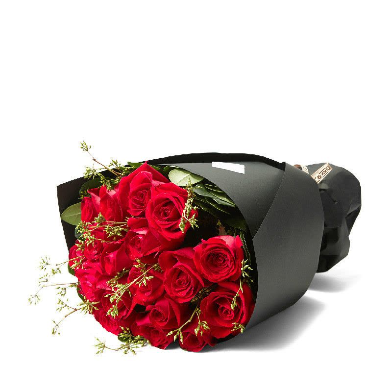 春舞枝 鲜花速递 全国送花 19朵红玫瑰花束 生日鲜花 鲜花礼盒 鲜花快递图片